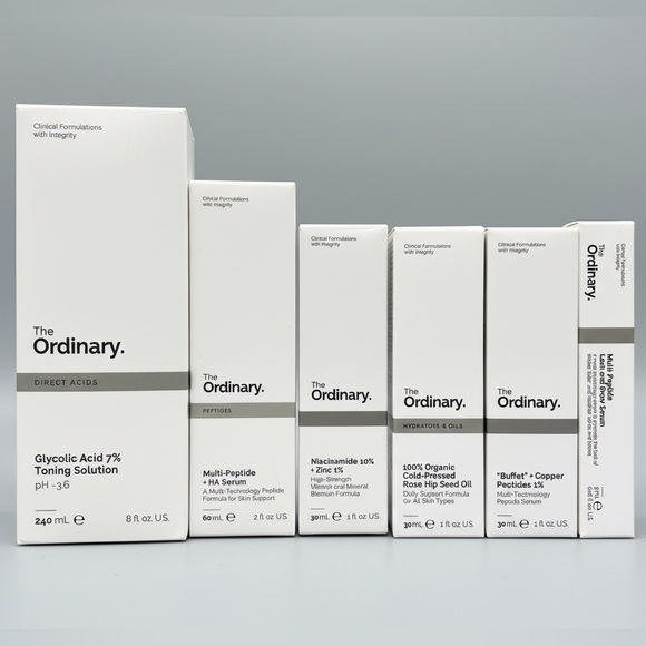 NEW‼️ THE ORDINARY SET OF 6 SKINCARE BUNDLE BEAUTY DEAL x 6 BOTTLES